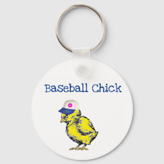 Nyckelkedja för Baseball Chick Nyckelring