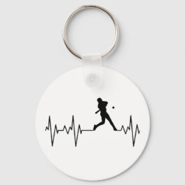 Nyckelkedja för Baseball-pulsslag Nyckelring