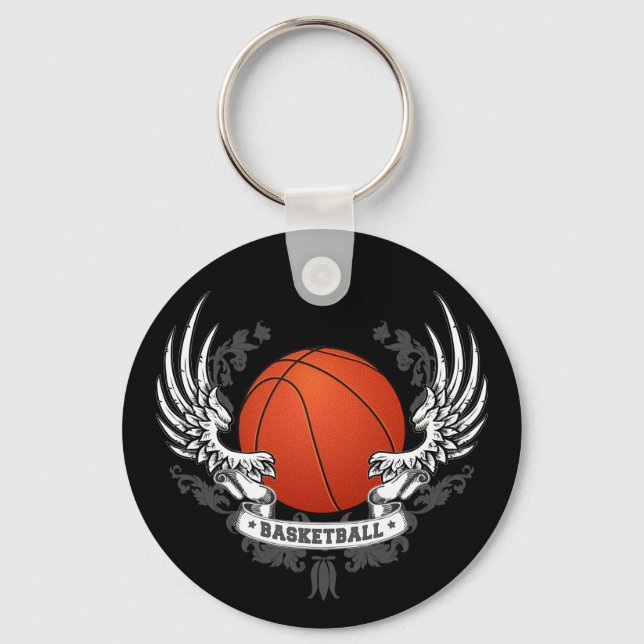 Nyckelkedja för Basketball Vingar Nyckelring (Framsida)