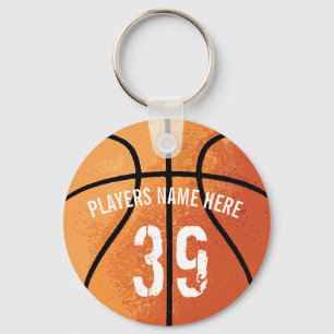 Nyckelkedja för basketboll (anpassningsbar) nyckelring