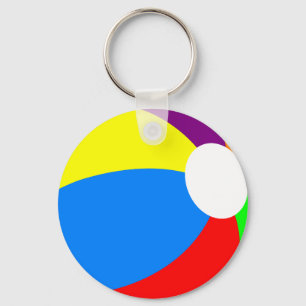 Nyckelkedja för Beach Boll-knapp Nyckelring