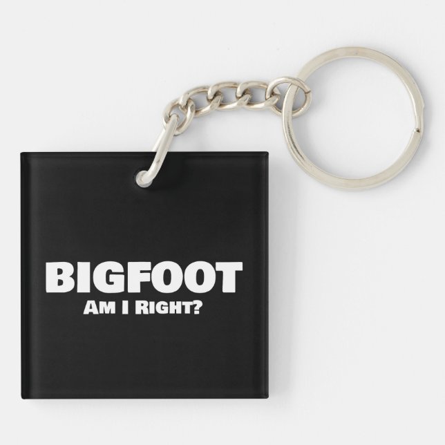 Nyckelkedja för Bigfoot AM I-Höger (Baksidan)