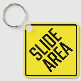 Nyckelkedja för bildområde Metall i kvadratisk kva Nyckelring