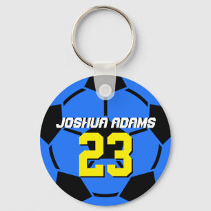 Nyckelkedja för blå idrottsteam - sökare nyckelring