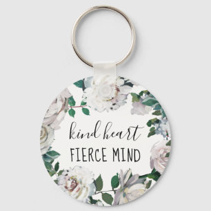 Nyckelkedja för Blommigt av typen Kind Heart Mind Nyckelring