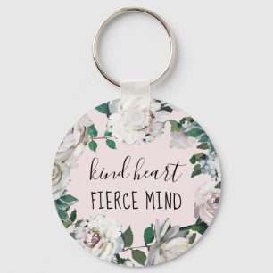 Nyckelkedja för Blommigt av typen Kind Heart Mind Nyckelring