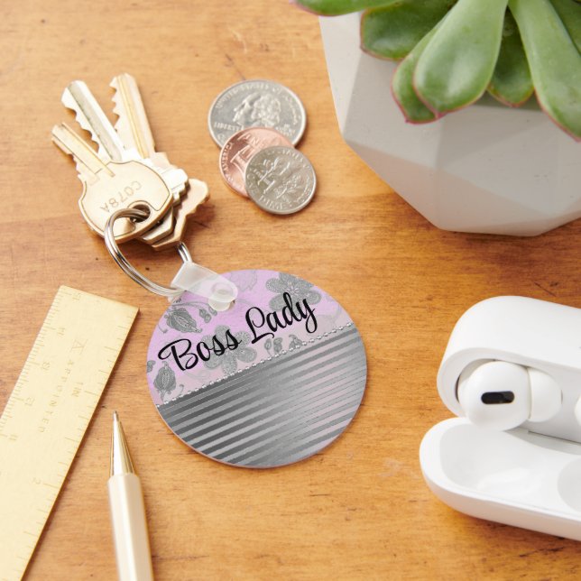 Nyckelkedja för Blommigten Chef Dam i chic Nyckelring (Skrivbord)