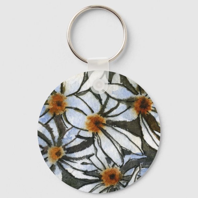 Nyckelkedja för Blommigten Daisy 2 Nyckelring (Framsida)