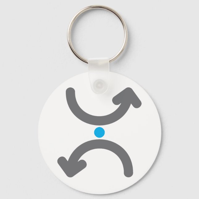 Nyckelkedja för böjda pilar nyckelring (Framsida)