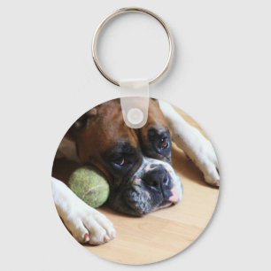 Nyckelkedja för Boxer hund Nyckelring