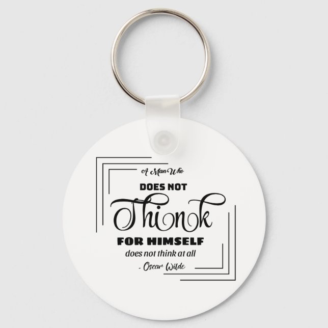 Nyckelkedja för Branded Logotyp Nyckelring (Baksida)