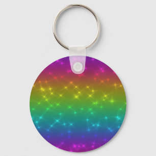 Nyckelkedja för Bright Rainbow Sparkles Nyckelring