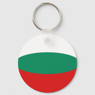 Nyckelkedja för Bulgarien Fisheye Flagga Nyckelring