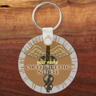Nyckelkedja för Caduceus Orthopedic Nurse Nyckelring