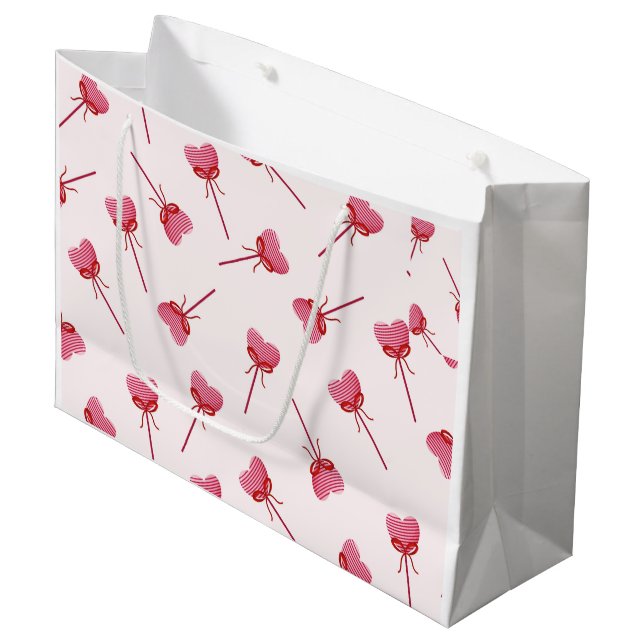 Nyckelkedja för Charming Red Bow Mönster (Framsidan Vinklad)