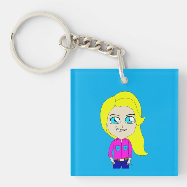 nyckelkedja för chibi (Framsidan)