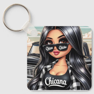 Nyckelkedja för Chicana stil Nyckelring