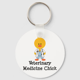 Nyckelkedja för Chick av veterinärmedicinska läkem Nyckelring
