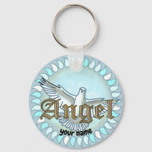 Nyckelkedja för Christian Angel Dove Nyckelring