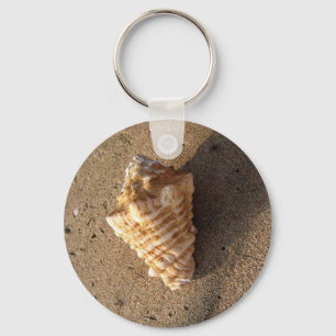 Nyckelkedja för Conch Snäcka (Färg) Nyckelring