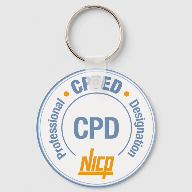Nyckelkedja för CPD-Logotyp Nyckelring (Framsida)