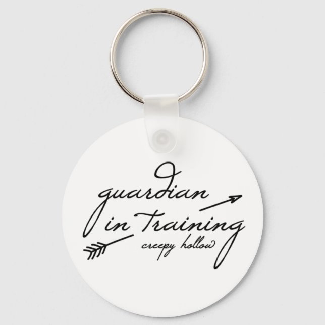 Nyckelkedja för Creepy Hollow "väktare i utbildnin Nyckelring (Framsida)