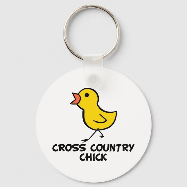 Nyckelkedja för cross country Chick Nyckelring (Framsida)