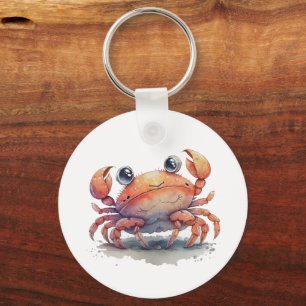Nyckelkedja för Cute Crab Nyckelring