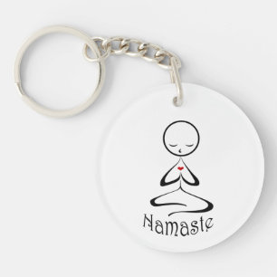 Nyckelkedja för Cute Namaste