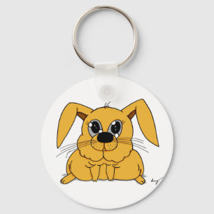 Nyckelkedja för Cute Tjock Bunny Nyckelring