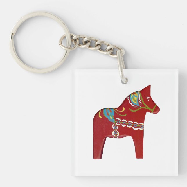 Nyckelkedja för Dala Horse (Framsidan)
