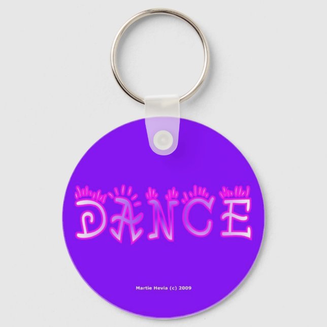 Nyckelkedja för dansa (4a) nyckelring (Framsida)