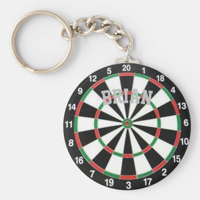 Nyckelkedja för Dartboard-Personlig Nyckelring (Framsidan)