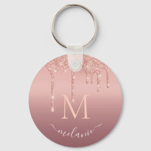 Nyckelkedja för det Glitter-området i Monogram Na Nyckelring