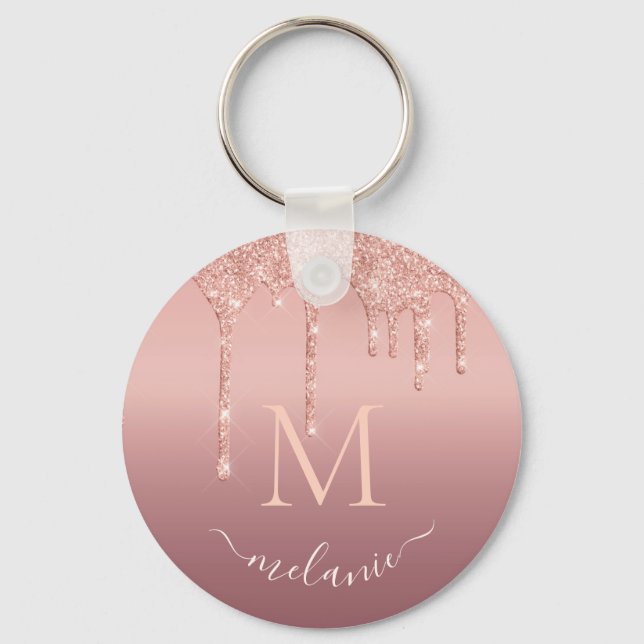 Nyckelkedja för det  Glitter-området i Monogram Na Nyckelring (Framsida)
