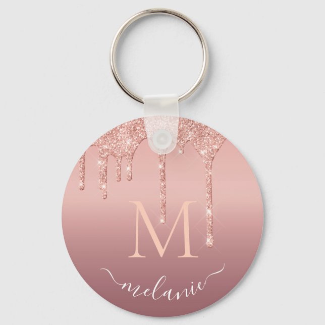 Nyckelkedja för det  Glitter-området i Monogram Na Nyckelring (Framsida)