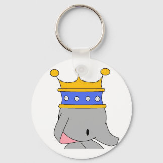 nyckelkedja för elefant kung nyckelring