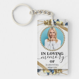 Nyckelkedja för elegant Memorial Gift