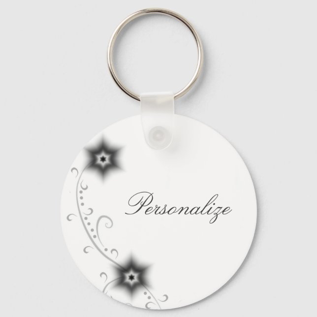 Nyckelkedja för elfenbensglödtrådar nyckelring (Framsida)