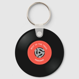 Nyckelkedja för enkel design för vinylpost nyckelring