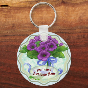 Nyckelkedja för fantastisk Mamma Bouquet Nyckelring