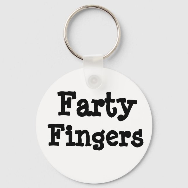Nyckelkedja för Farty Finger Nyckelring (Framsida)