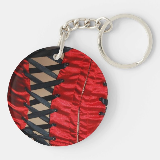 Nyckelkedja för fastlagade korsetecken (Baksidan)