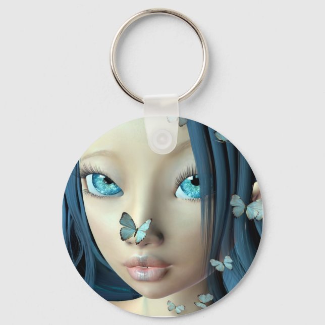 Nyckelkedja för fjäril Kisses Nyckelring (Framsida)