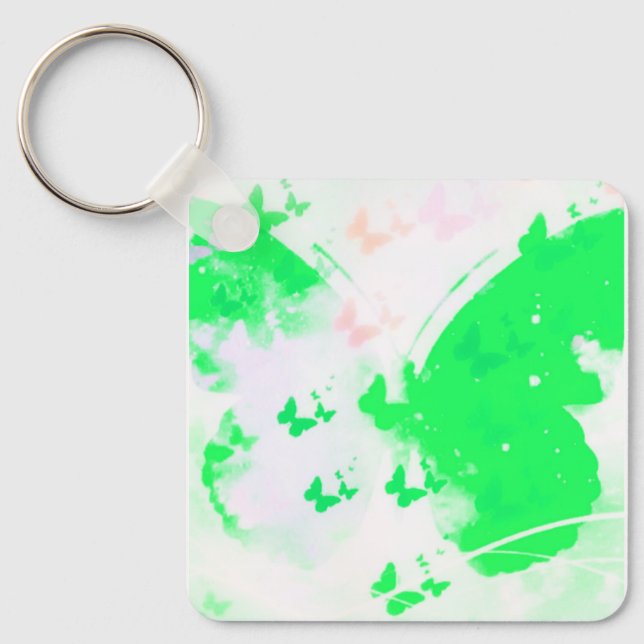 Nyckelkedja för fjäril Påsk Nyckelring (Framsida)