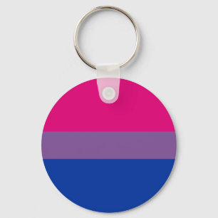 Nyckelkedja för Flagga av Bisexual-Pride Nyckelring