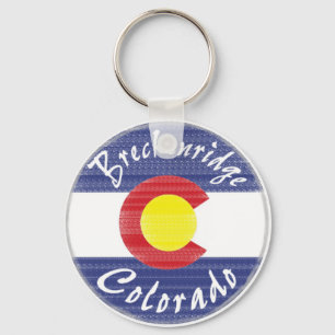Nyckelkedja för flagga Breckenridge Colorado Cirke Nyckelring