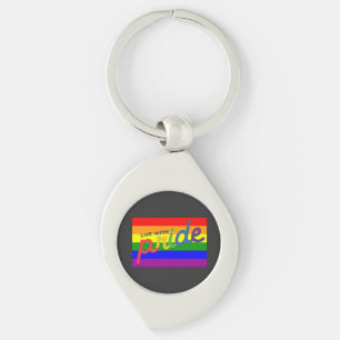 nyckelkedja för flagga för pridets regnbåge