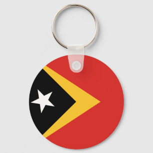 Nyckelkedja för flagga i öster Timor Nyckelring