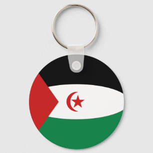 Nyckelkedja för Flagga i westerna Sahara Nyckelring